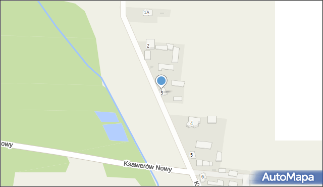 Ksawerów Nowy, Ksawerów Nowy, 3, mapa Ksawerów Nowy