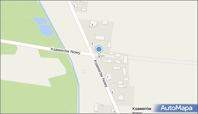 Ksawerów Nowy, Ksawerów Nowy, 6, mapa Ksawerów Nowy