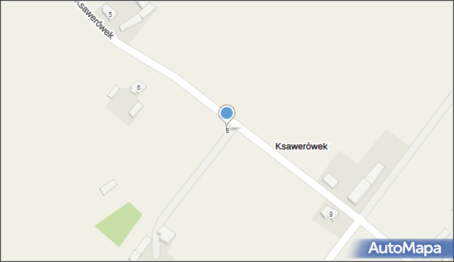 Ksawerówek, Ksawerówek, 8, mapa Ksawerówek