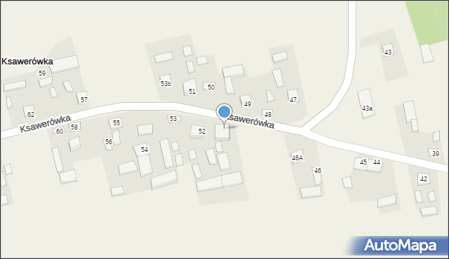 Ksawerówka, Ksawerówka, 53A, mapa Ksawerówka