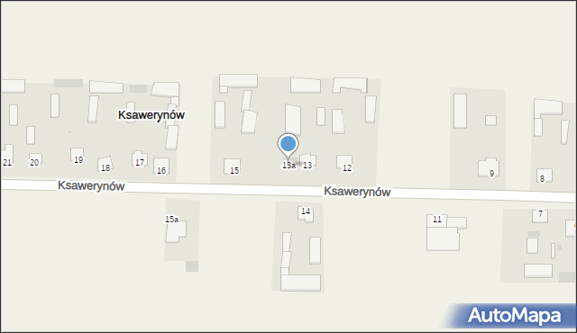 Ksawerynów, Ksawerynów, 13a, mapa Ksawerynów
