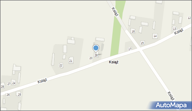 Książ, Książ, 19, mapa Książ