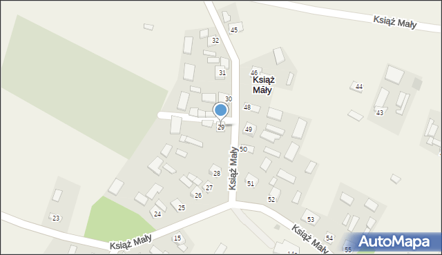 Książ Mały, Książ Mały, 29, mapa Książ Mały