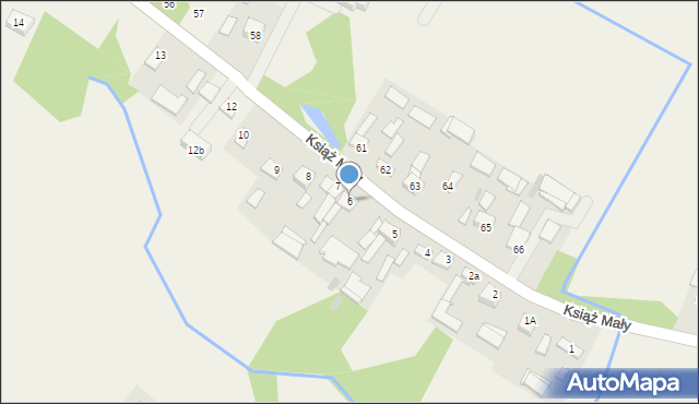 Książ Mały, Książ Mały, 6, mapa Książ Mały