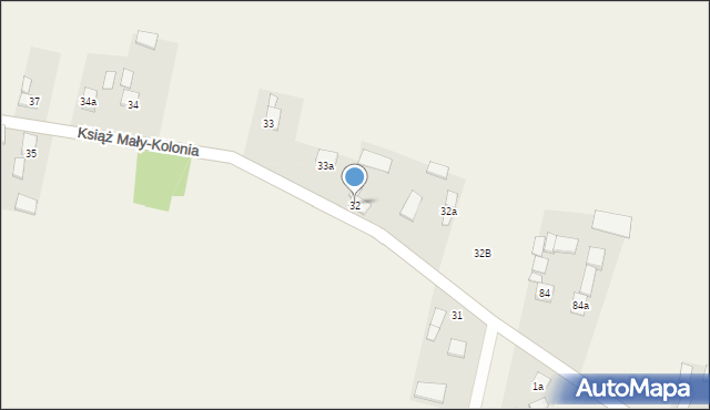 Książ Mały-Kolonia, Książ Mały-Kolonia, 32, mapa Książ Mały-Kolonia