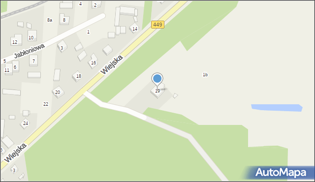 Książenice, Książenice, 1a, mapa Książenice