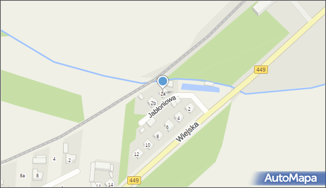 Książenice, Książenice, 2a, mapa Książenice