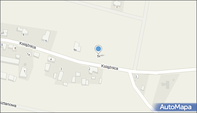 Książnica, Książnica, 5A, mapa Książnica