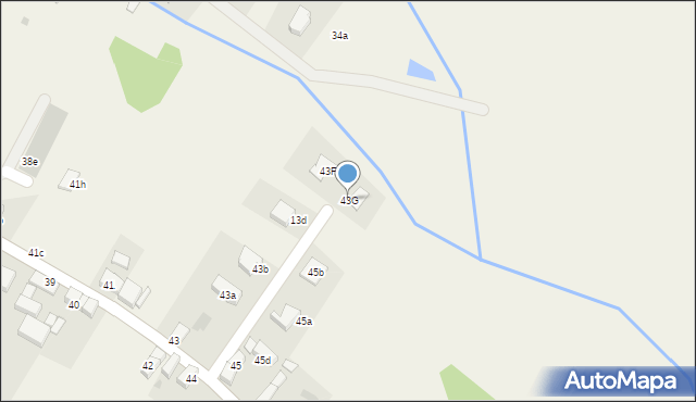 Księginice, Księginice, 43G, mapa Księginice