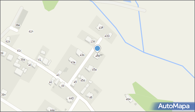 Księginice, Księginice, 45b, mapa Księginice