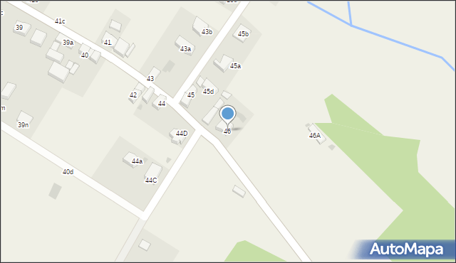 Księginice, Księginice, 46, mapa Księginice