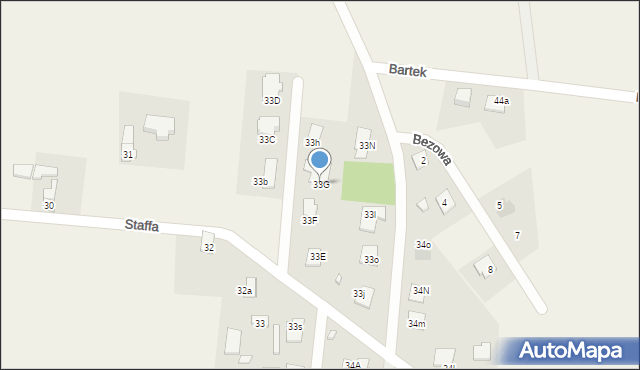 Księstwo, Księstwo, 33G, mapa Księstwo