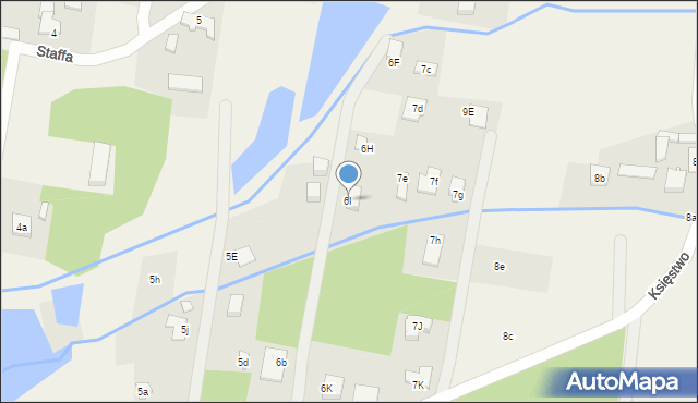 Księstwo, Księstwo, 6I, mapa Księstwo