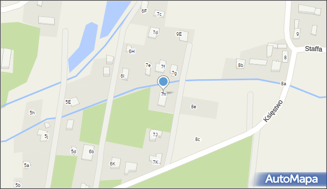 Księstwo, Księstwo, 7h, mapa Księstwo