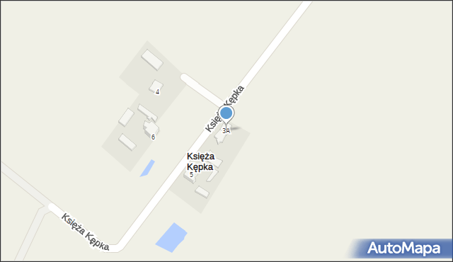 Księża Kępka, Księża Kępka, 3A, mapa Księża Kępka