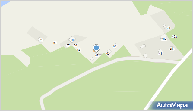 Księże Młyny, Księże Młyny, 62, mapa Księże Młyny