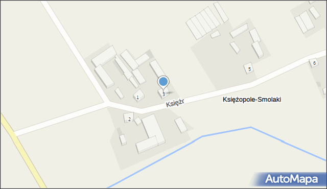 Księżopole-Smolaki, Księżopole-Smolaki, 3, mapa Księżopole-Smolaki