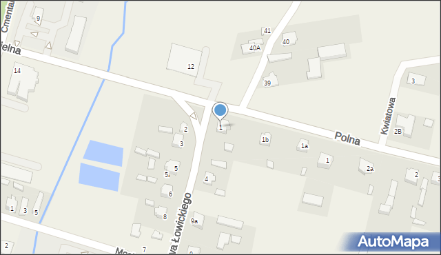 Łyszkowice, Księstwa Łowickiego, 1, mapa Łyszkowice