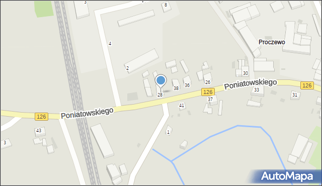 Mieszkowice, Księcia Józefa Poniatowskiego, 40, mapa Mieszkowice