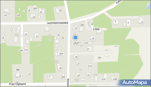 Owczarnia, Książenicka, 19/21, mapa Owczarnia