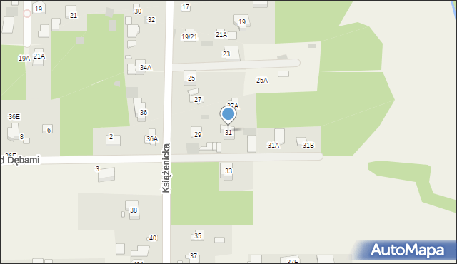 Owczarnia, Książenicka, 31, mapa Owczarnia