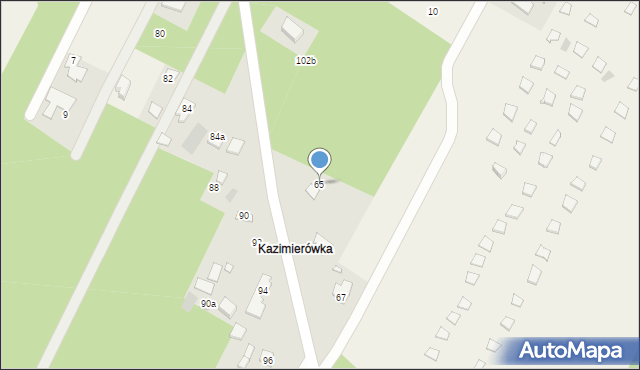 Owczarnia, Książenicka, 65, mapa Owczarnia