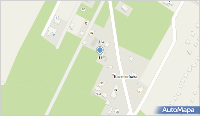 Owczarnia, Książenicka, 88, mapa Owczarnia