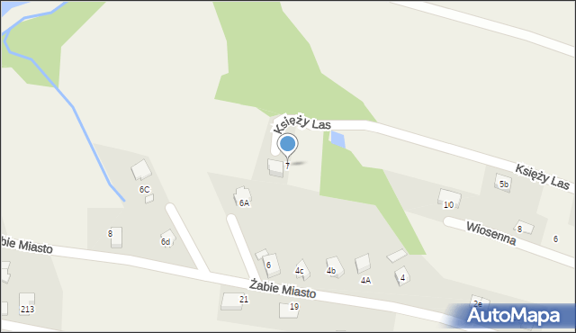 Pisarzowice, Księży Las, 7, mapa Pisarzowice