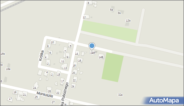 Racibórz, Księcia Henryka Pobożnego, 14A, mapa Racibórz