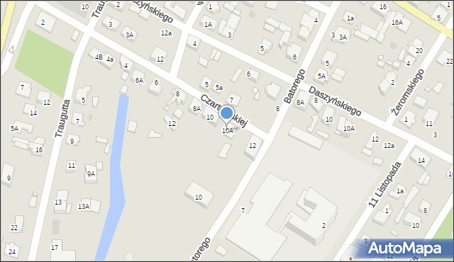 Radzymin, Księżnej Czartoryskiej Eleonory, 10A, mapa Radzymin