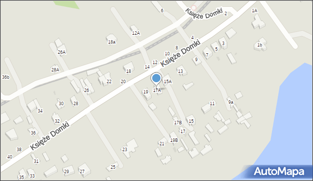 Rawa Mazowiecka, Księże Domki, 17A, mapa Rawa Mazowiecka