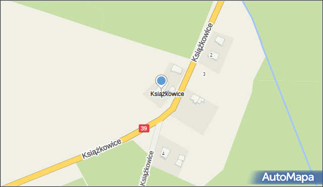 Rogalice, Książkowice, 1, mapa Rogalice