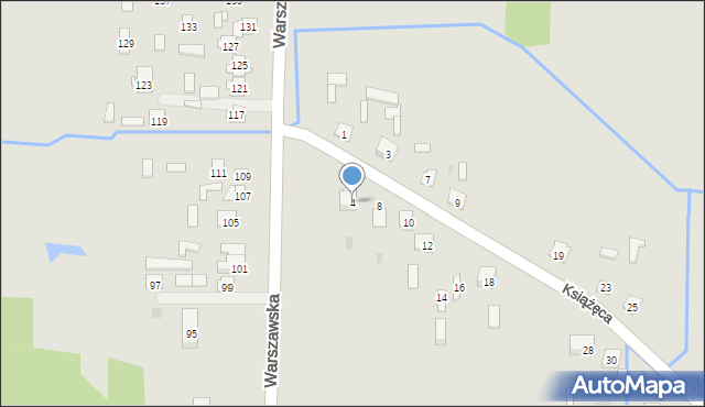 Skarżysko-Kamienna, Książęca, 4, mapa Skarżysko-Kamienna