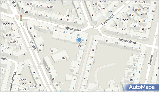 Szczecin, Księcia Bogusława X, 3/4, mapa Szczecina