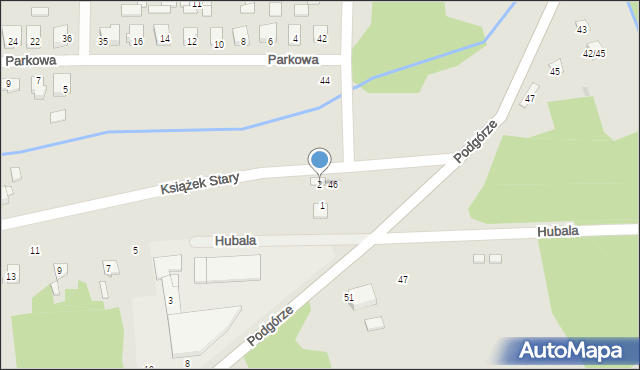 Szydłowiec, Książek Stary, 2, mapa Szydłowiec