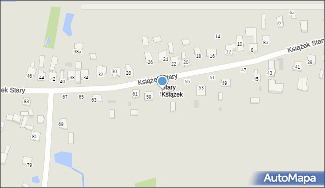 Szydłowiec, Książek Stary, 57, mapa Szydłowiec