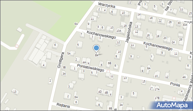 Wieliczka, Księcia Józefa Poniatowskiego, 6A, mapa Wieliczka