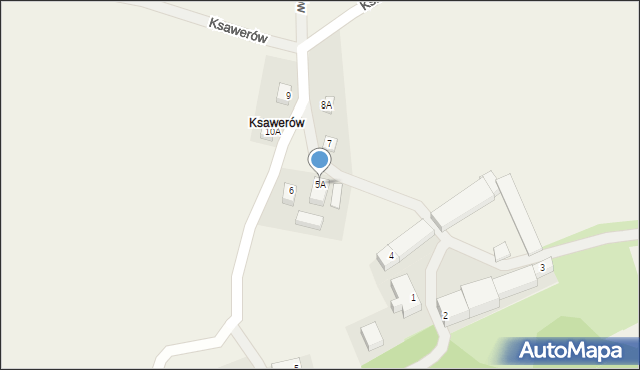 Wilka, Ksawerów, 5A, mapa Wilka