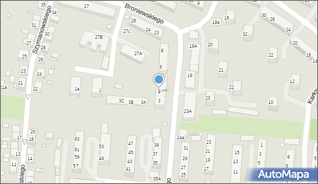 Zgorzelec, Księcia Józefa Poniatowskiego, 4, mapa Zgorzelec