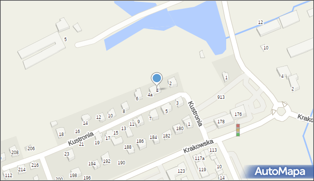 Bestwina, Kustronia Józefa, gen., 4, mapa Bestwina