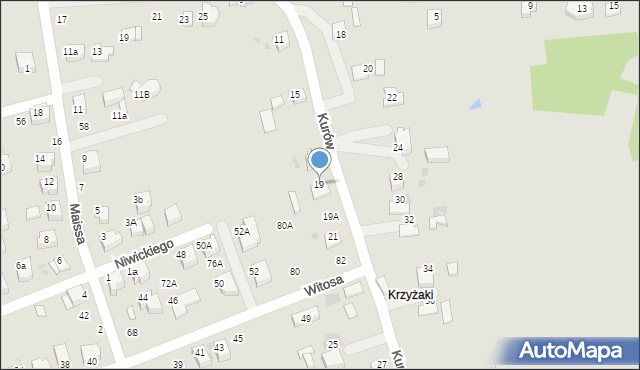 Bochnia, Kurów, 19, mapa Bochni