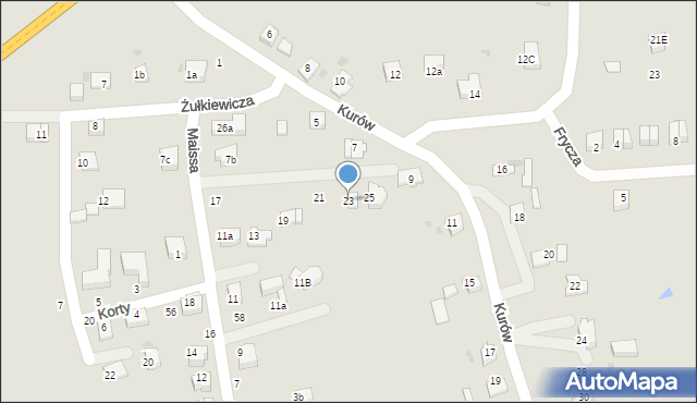 Bochnia, Kurów, 23, mapa Bochni