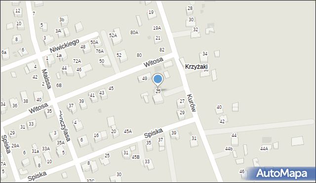 Bochnia, Kurów, 25, mapa Bochni