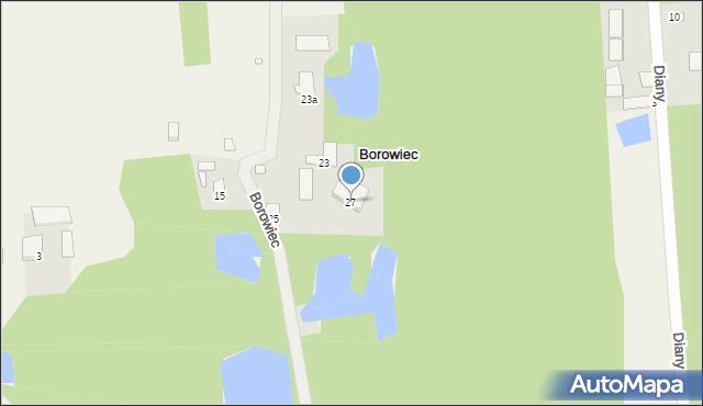 Borowiec, Kubusia Puchatka, 27, mapa Borowiec