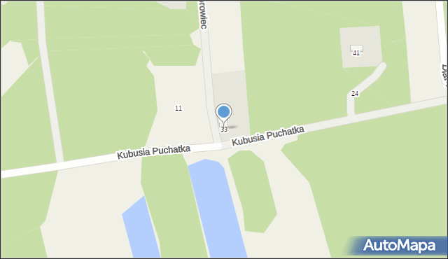 Borowiec, Kubusia Puchatka, 33, mapa Borowiec