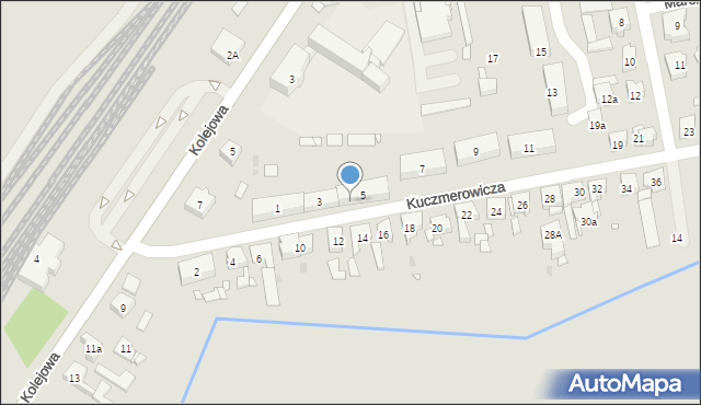 Czempiń, Kuczmerowicza Stanisława, 5A, mapa Czempiń