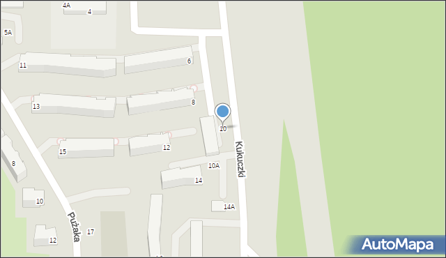 Częstochowa, Kukuczki Jerzego, 10, mapa Częstochowy