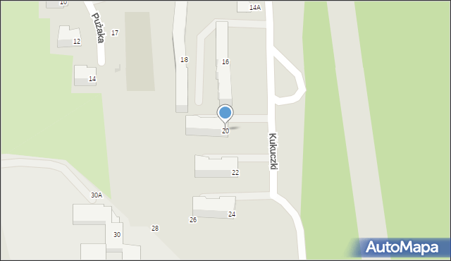 Częstochowa, Kukuczki Jerzego, 20, mapa Częstochowy