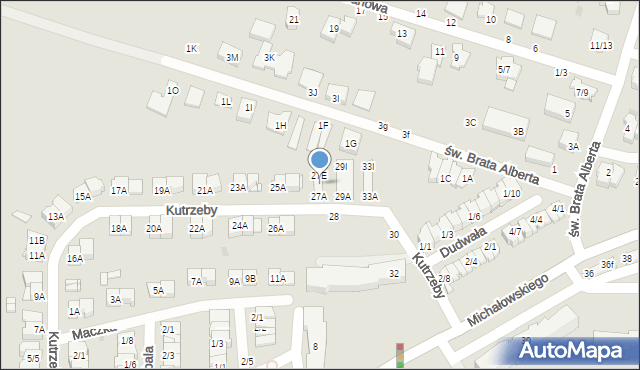 Częstochowa, Kutrzeby Tadeusza, gen., 27D, mapa Częstochowy