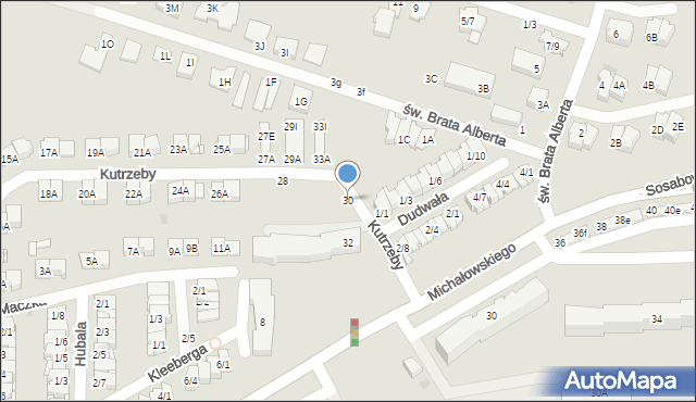 Częstochowa, Kutrzeby Tadeusza, gen., 30, mapa Częstochowy